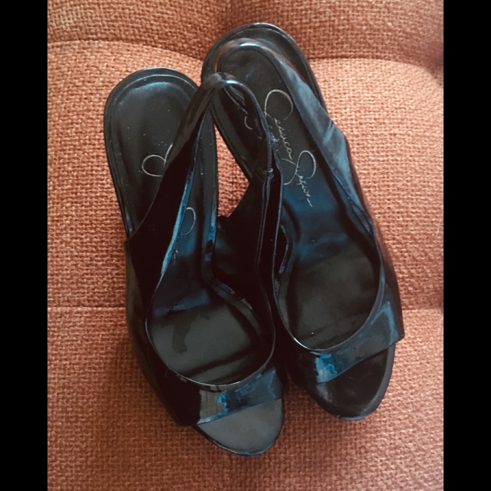 Jessica Simpson Black Heels